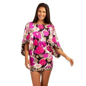 TRINA TURK Lynx Tunic Swim Cover-Up / NWT / Size S / SOLD OUT ONLINE